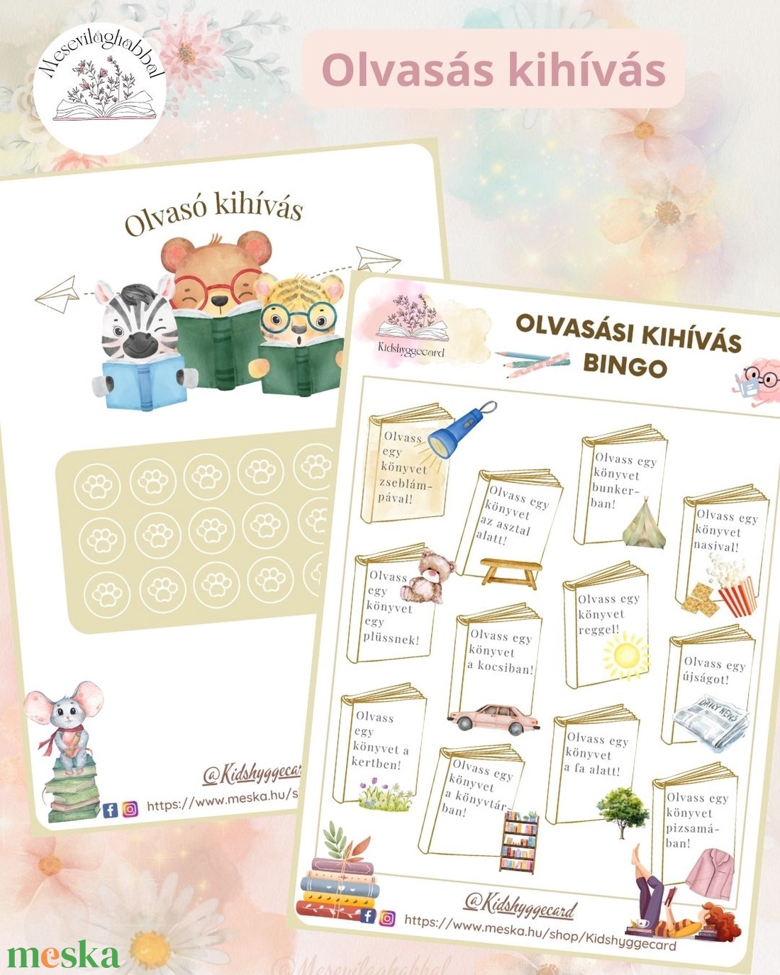 Olvasás kihívás bingo pontgyűjtő - játék & sport - készségfejlesztő és logikai játék - logikai játékok - Meska.hu Olvasás kihívás bingo pontgyűjtő - játék & sport - készségfejlesztő és logikai játék - logikai játékok - Meska.hu