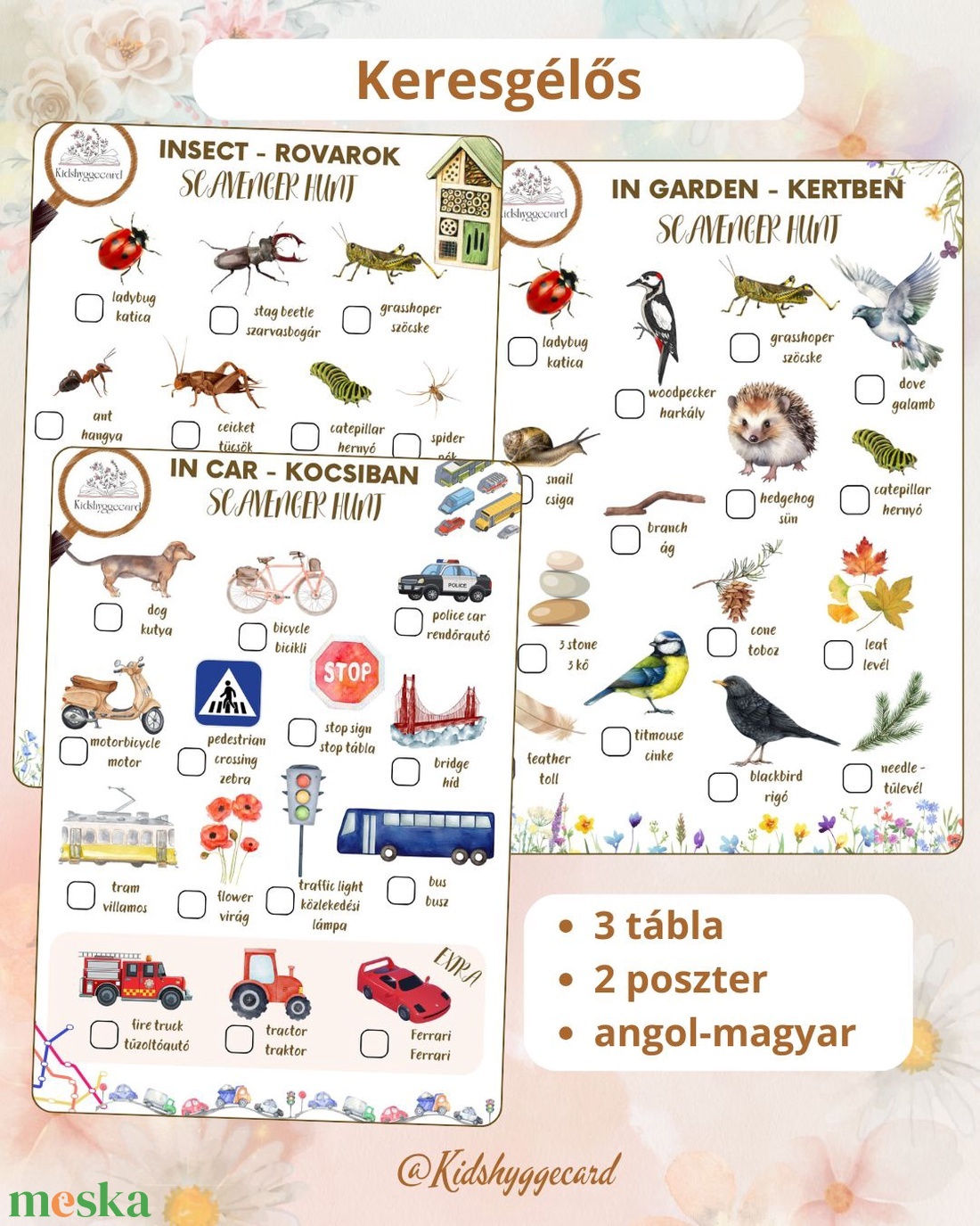 Kincskereső autóban kertben - diy (csináld magad) - egységcsomag - Meska.hu Kincskereső autóban kertben - diy (csináld magad) - egységcsomag - Meska.hu