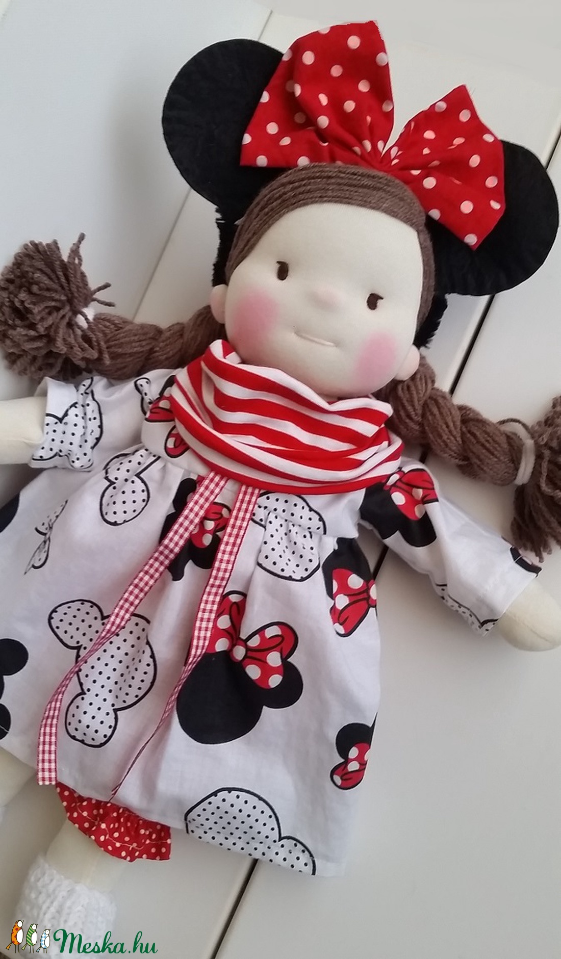 rongybaba, baba, Minnie, Mickey mouse, Minnie mouse, waldorf baba - játék & sport - baba & babaház - öltöztethető baba - Meska.hu rongybaba, baba, Minnie, Mickey mouse, Minnie mouse, waldorf baba - játék & sport - baba & babaház - öltöztethető baba - Meska.hu