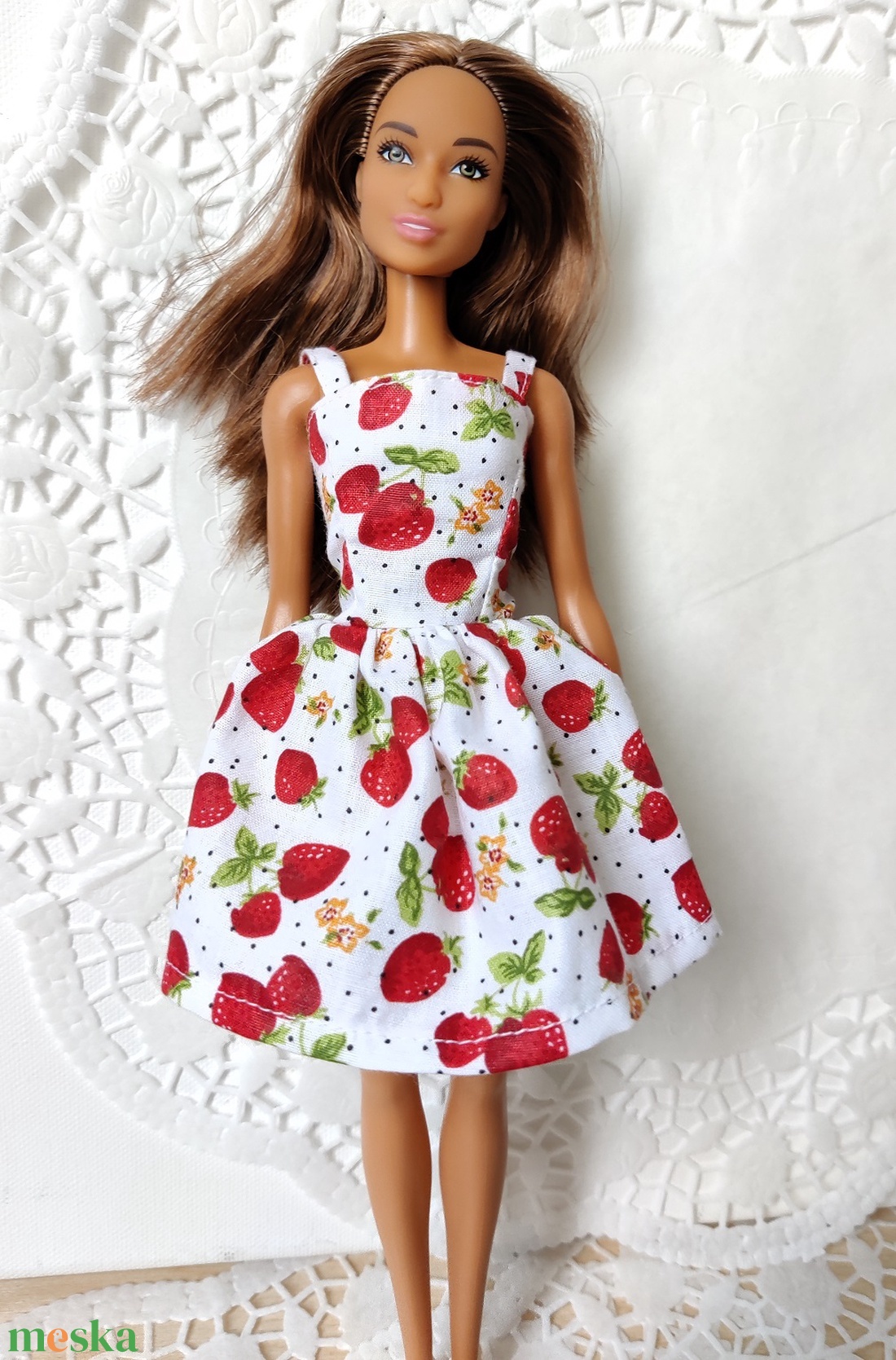 Barbie babaruha epermintás - játék & sport - baba & babaház - babaruha, babakellék - Meska.hu
