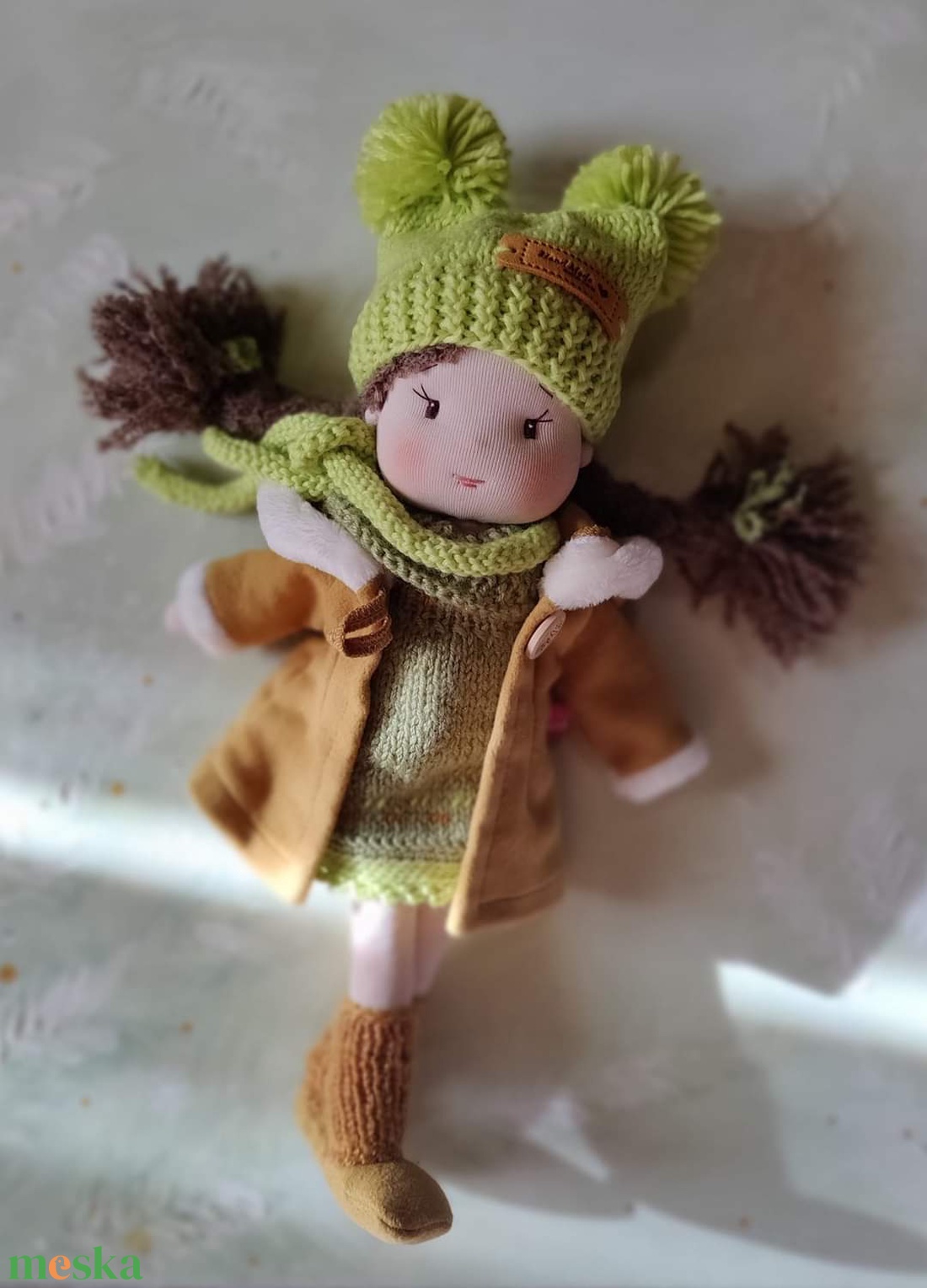 Waldorf baba rongybaba - játék & sport - baba & babaház - öltöztethető baba - Meska.hu