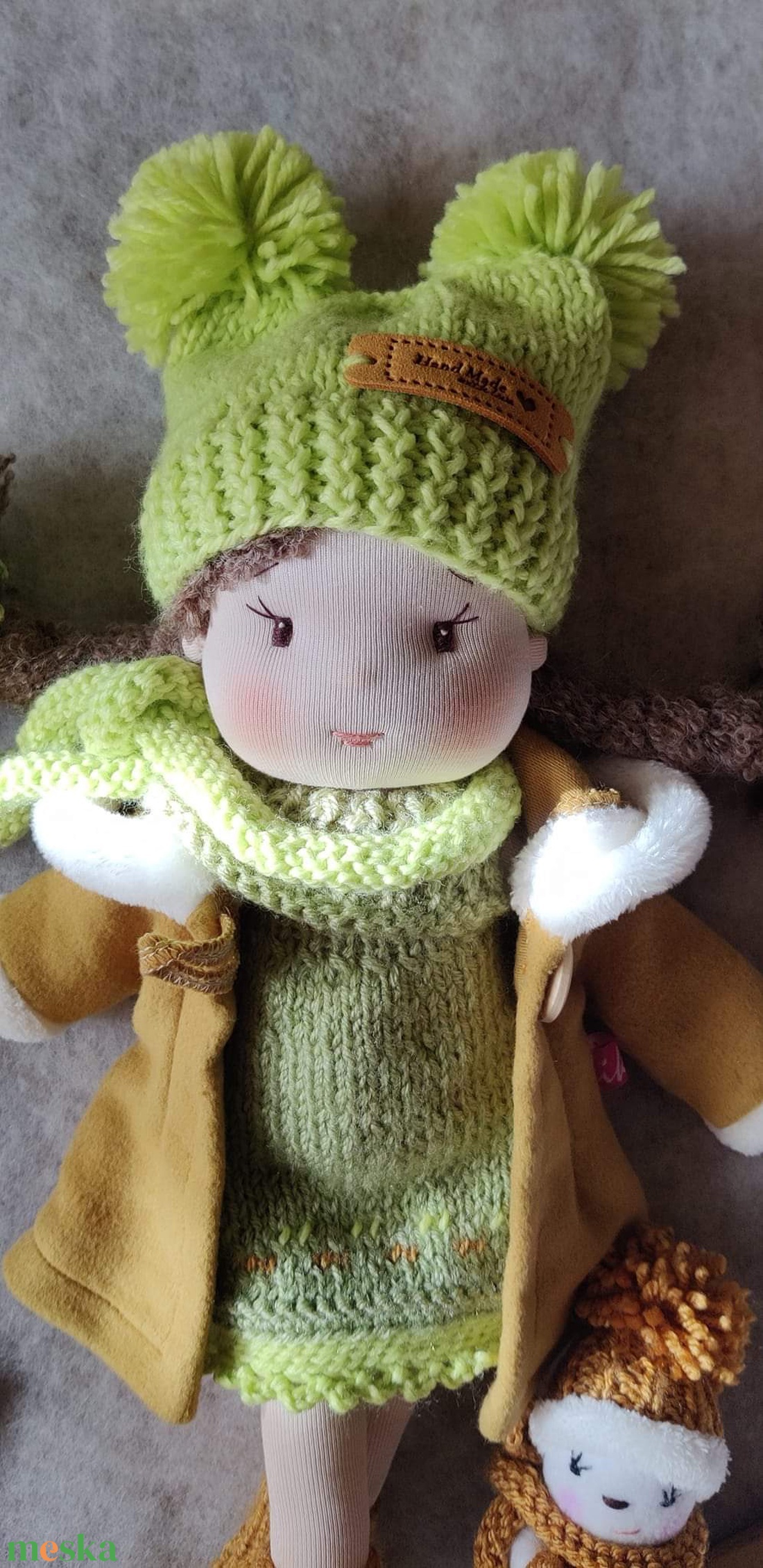 Waldorf baba rongybaba - játék & sport - baba & babaház - öltöztethető baba - Meska.hu