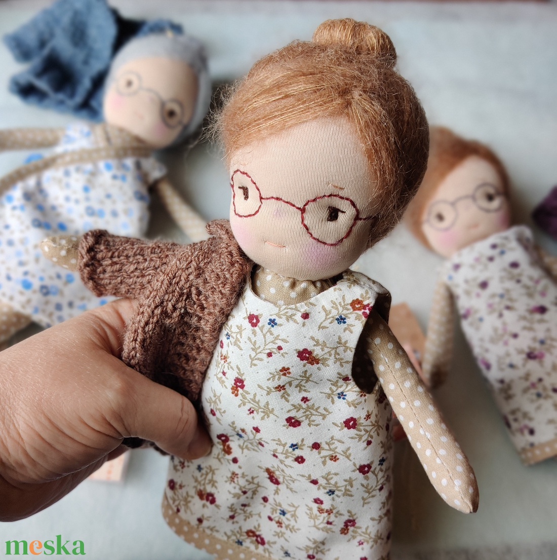 Waldorf nagymama baba, nagyika, nagyi - játék & sport - baba & babaház - játékbaba, babakellék - Meska.hu