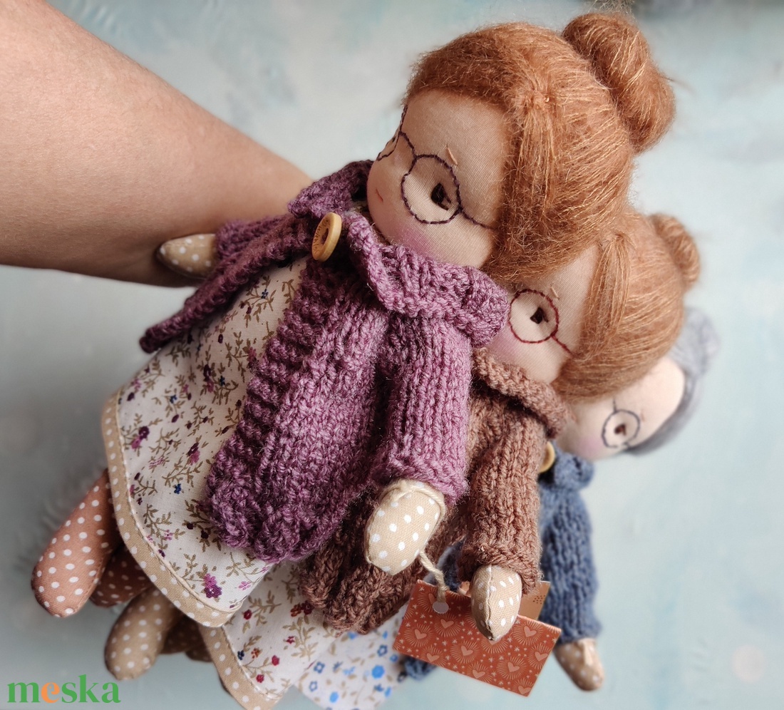 Nagymama rongybaba, waldorf baba, nagyika baba - játék & sport - baba & babaház - játékbaba, babakellék - Meska.hu