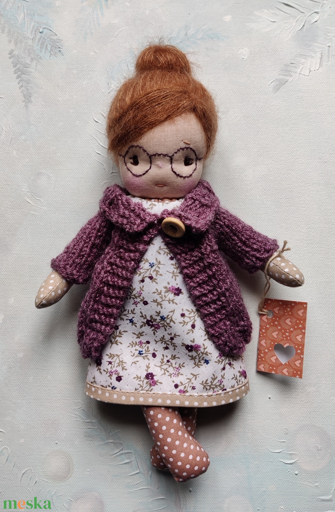 Nagymama rongybaba, waldorf baba, nagyika baba - játék & sport - baba & babaház - játékbaba, babakellék - Meska.hu