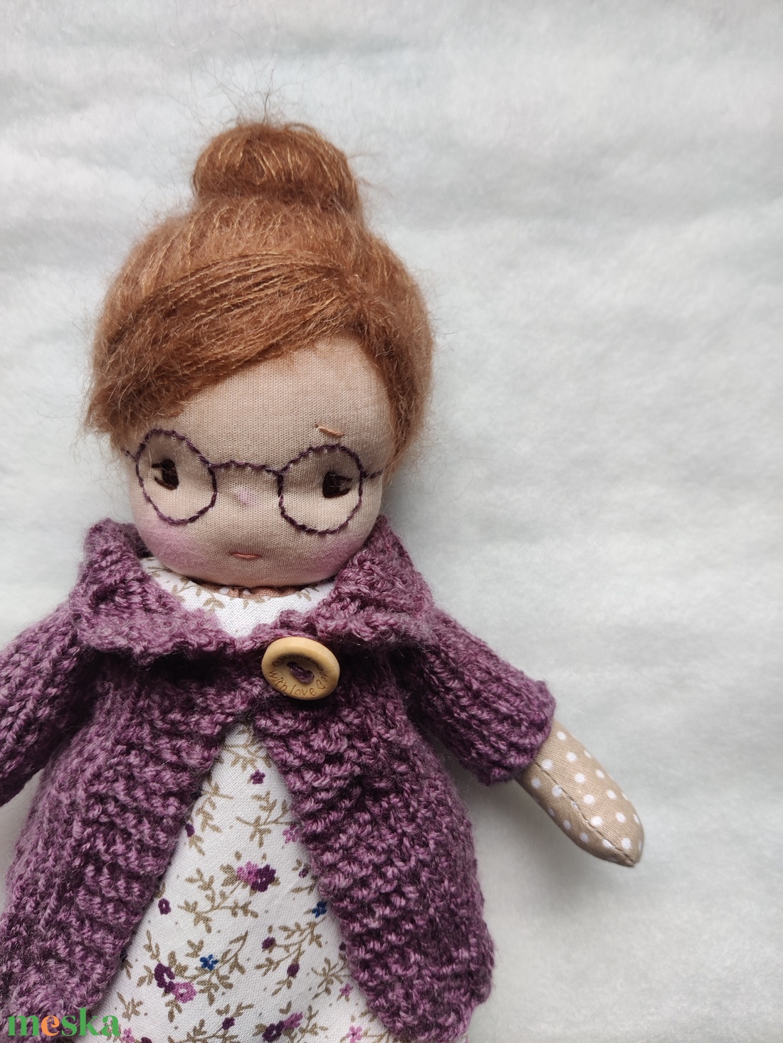 Nagymama rongybaba, waldorf baba, nagyika baba - játék & sport - baba & babaház - játékbaba, babakellék - Meska.hu