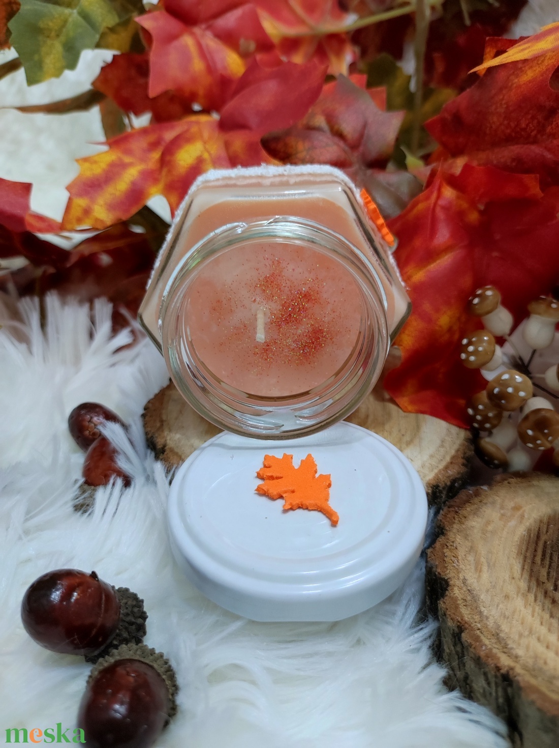 Sütőtökös pite illatgyertya 100 ml - halloweeni dekoráció - halloweeni dekoráció - Meska.hu Sütőtökös pite illatgyertya 100 ml - halloweeni dekoráció - halloweeni dekoráció - Meska.hu
