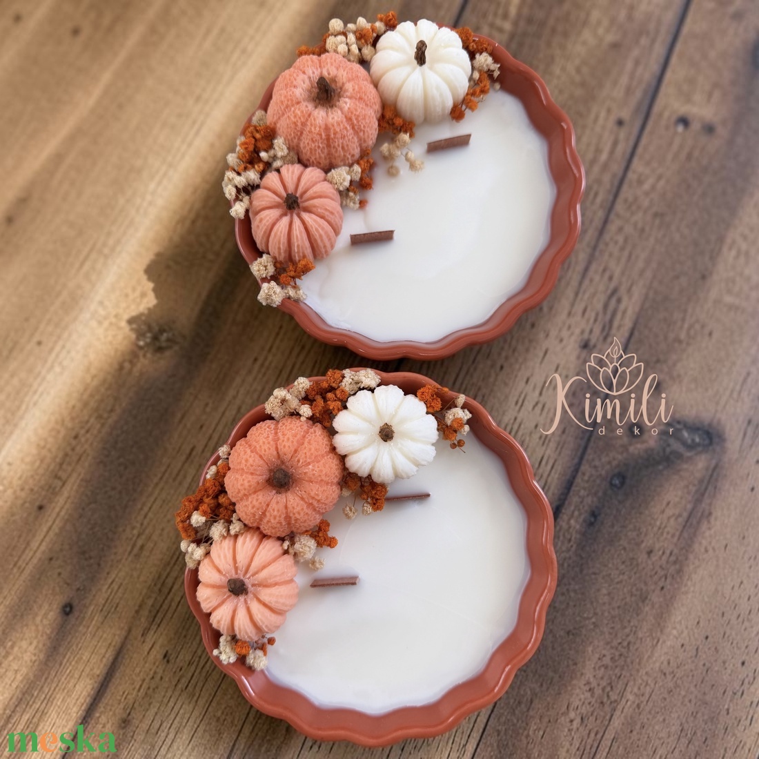 �� Őszi pitegyertya - Pumpkin spice szója illatgyertya - otthon & életmód - gyertya, illat, aroma - gyertya - Meska.hu