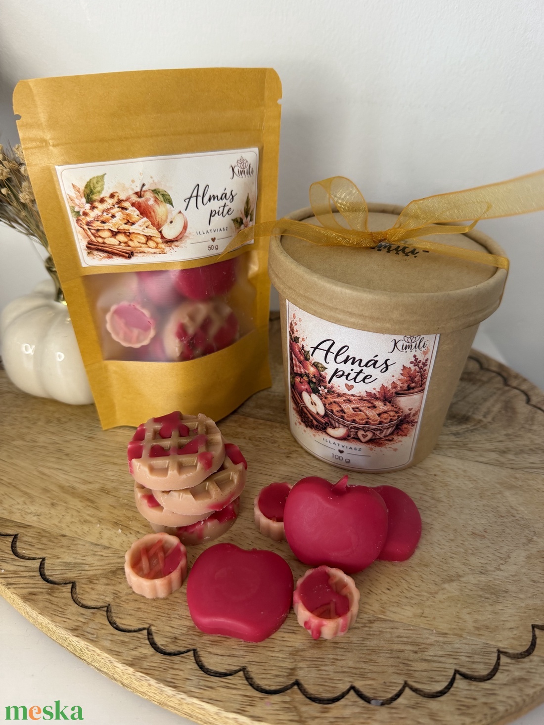 Almás pite illatviasz - otthon & életmód - gyertya, illat, aroma - illatviasz - Meska.hu