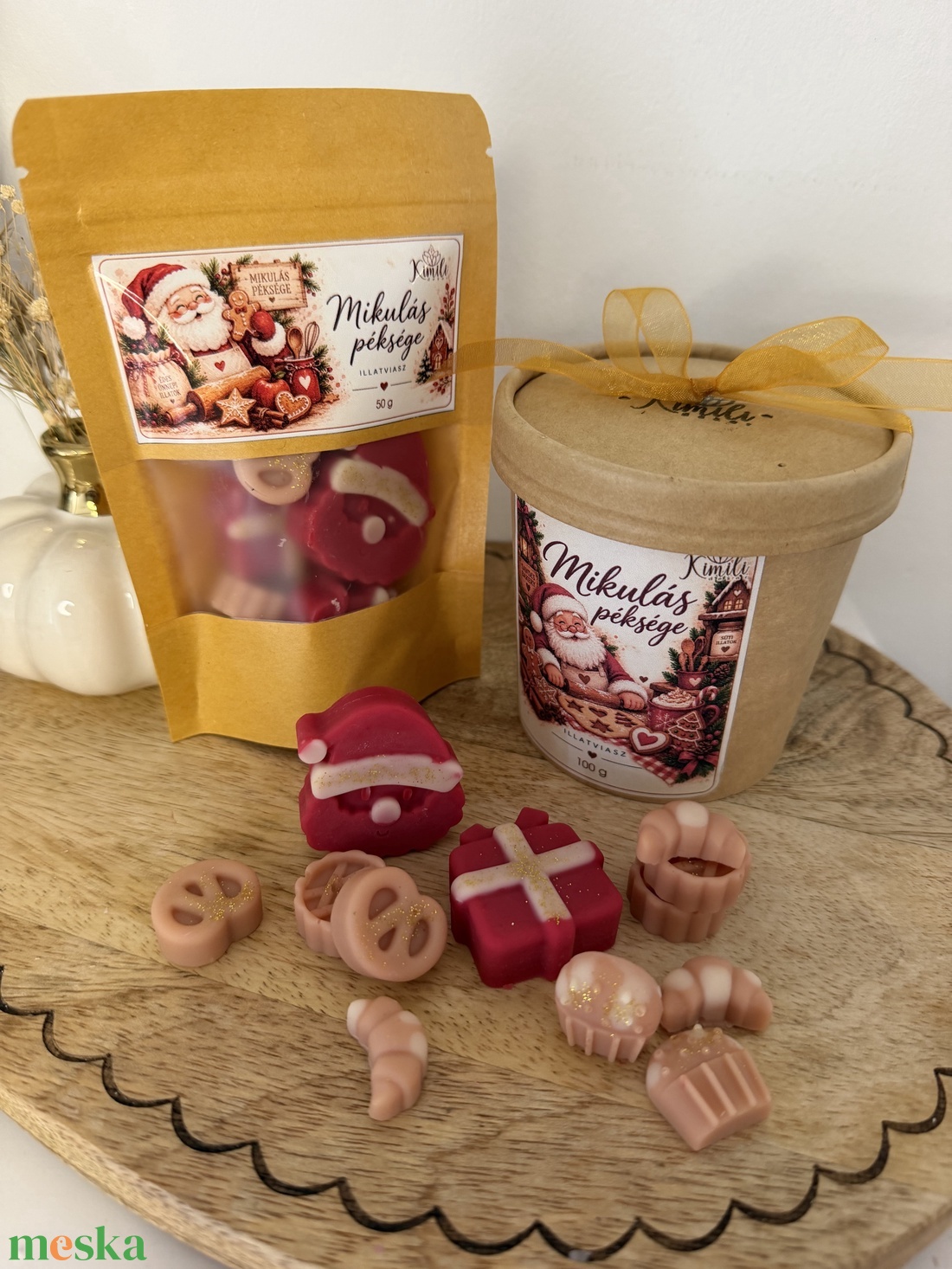 Mikulás péksége illatviasz - otthon & életmód - gyertya, illat, aroma - illatviasz - Meska.hu