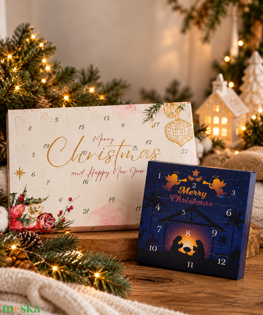 Adventi illatviasz kalendárium  - karácsony - adventi díszek - adventi naptár - Meska.hu