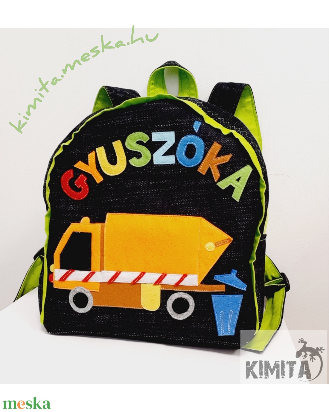 Kukásautós hátizsák - táska & tok - hátizsák - kishátizsák - Meska.hu