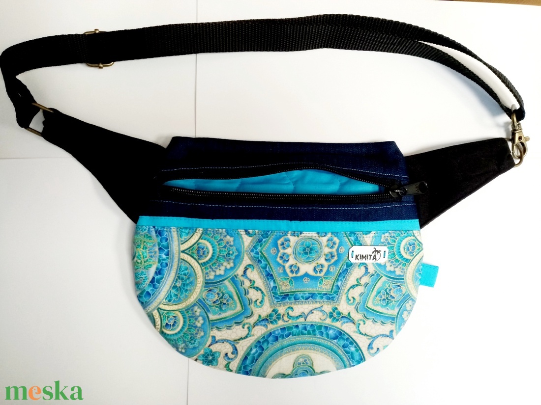 Övtáska - Mandalás - kerekített  - táska & tok - övtáska - Meska.hu