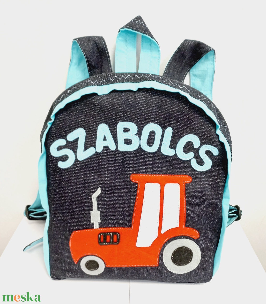 Traktoros hátizsák Szabolcs névvel - játék & sport - ovis felszerelés - ovis hátizsák - Meska.hu