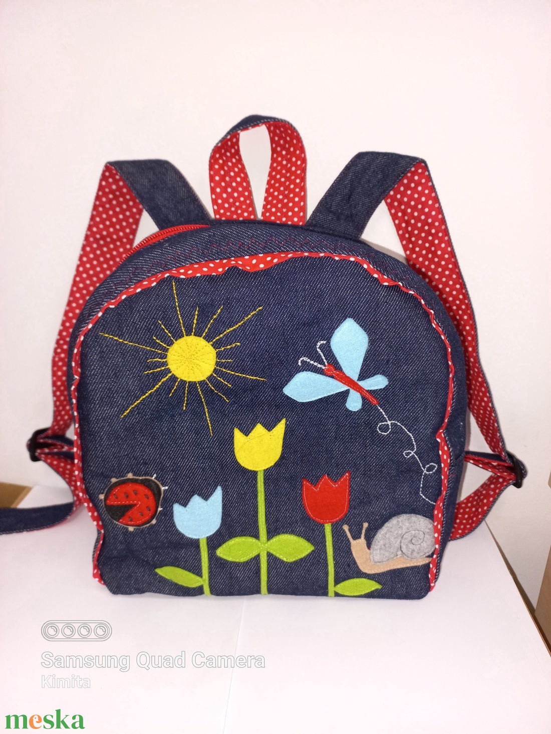 Virágos rét - Hátizsák  - játék & sport - ovis felszerelés - ovis hátizsák - Meska.hu