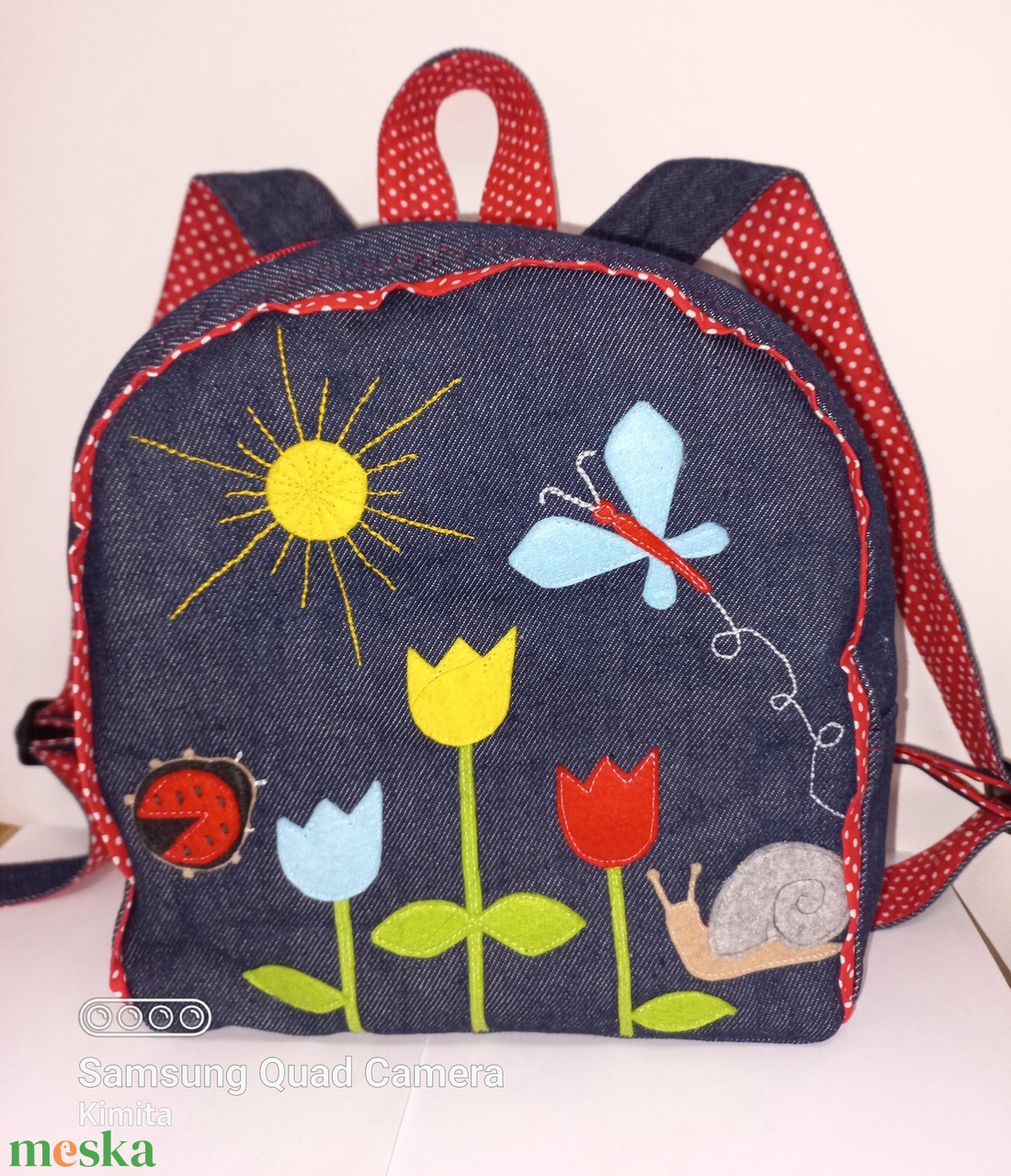 Virágos rét - Hátizsák  - játék & sport - ovis felszerelés - ovis hátizsák - Meska.hu