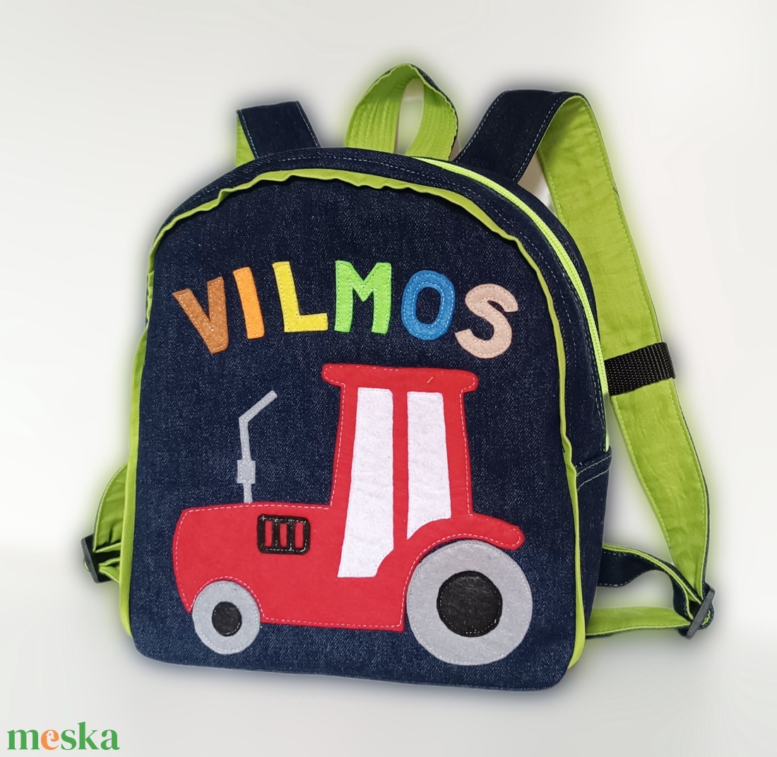 Traktoros hátizsák - táska & tok - hátizsák - kishátizsák - Meska.hu