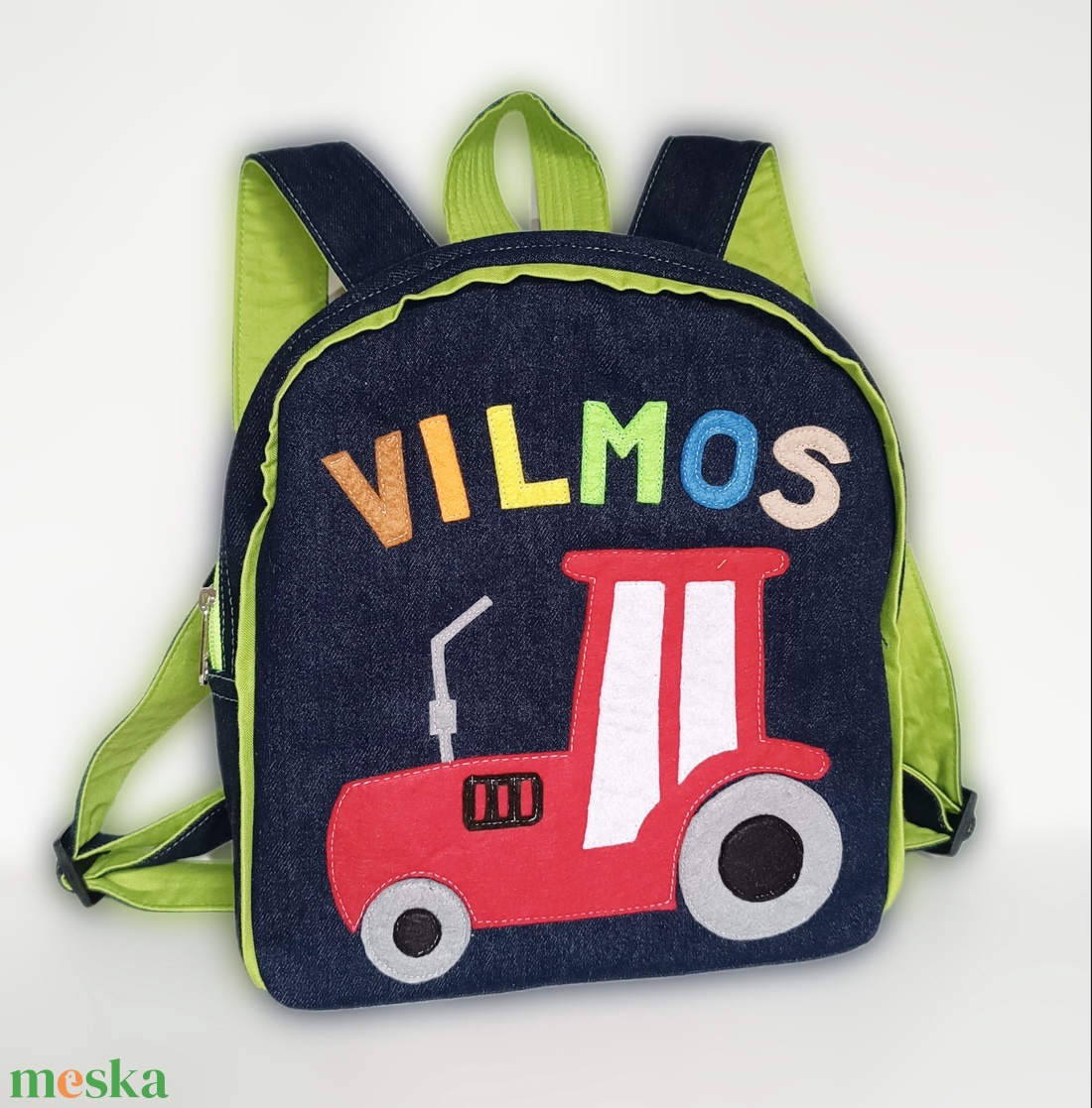 Traktoros hátizsák - táska & tok - hátizsák - kishátizsák - Meska.hu