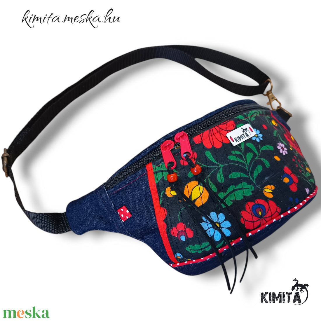 Övtáska népi mintával - táska & tok - övtáska - Meska.hu Övtáska népi mintával - táska & tok - övtáska - Meska.hu