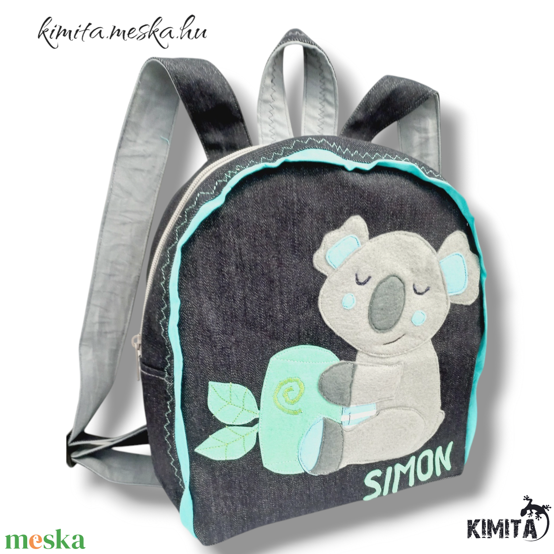 Koala macis hátizsák - táska & tok - hátizsák - kishátizsák - Meska.hu