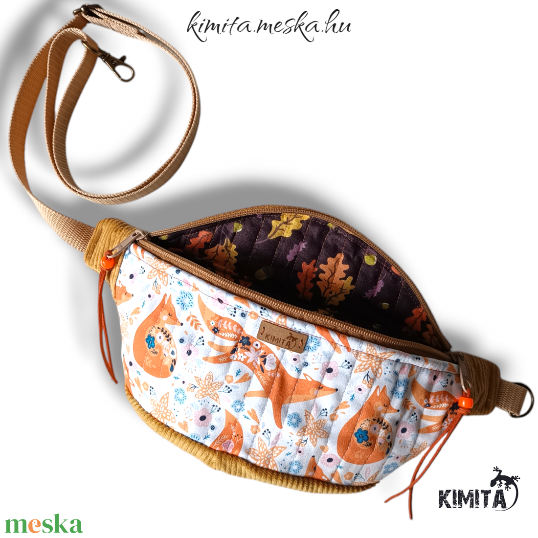 Mustár övtáska rókás - táska & tok - övtáska - Meska.hu Mustár övtáska rókás - táska & tok - övtáska - Meska.hu