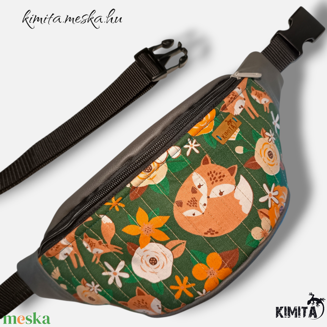 Róka mintás övtáska - táska & tok - övtáska - Meska.hu Róka mintás övtáska - táska & tok - övtáska - Meska.hu