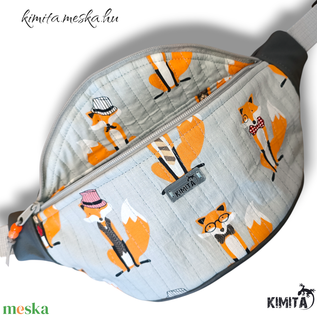 Róka mintás övtáska - táska & tok - övtáska - Meska.hu Róka mintás övtáska - táska & tok - övtáska - Meska.hu