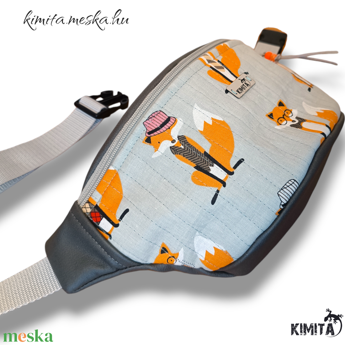 Róka mintás övtáska - táska & tok - övtáska - Meska.hu Róka mintás övtáska - táska & tok - övtáska - Meska.hu