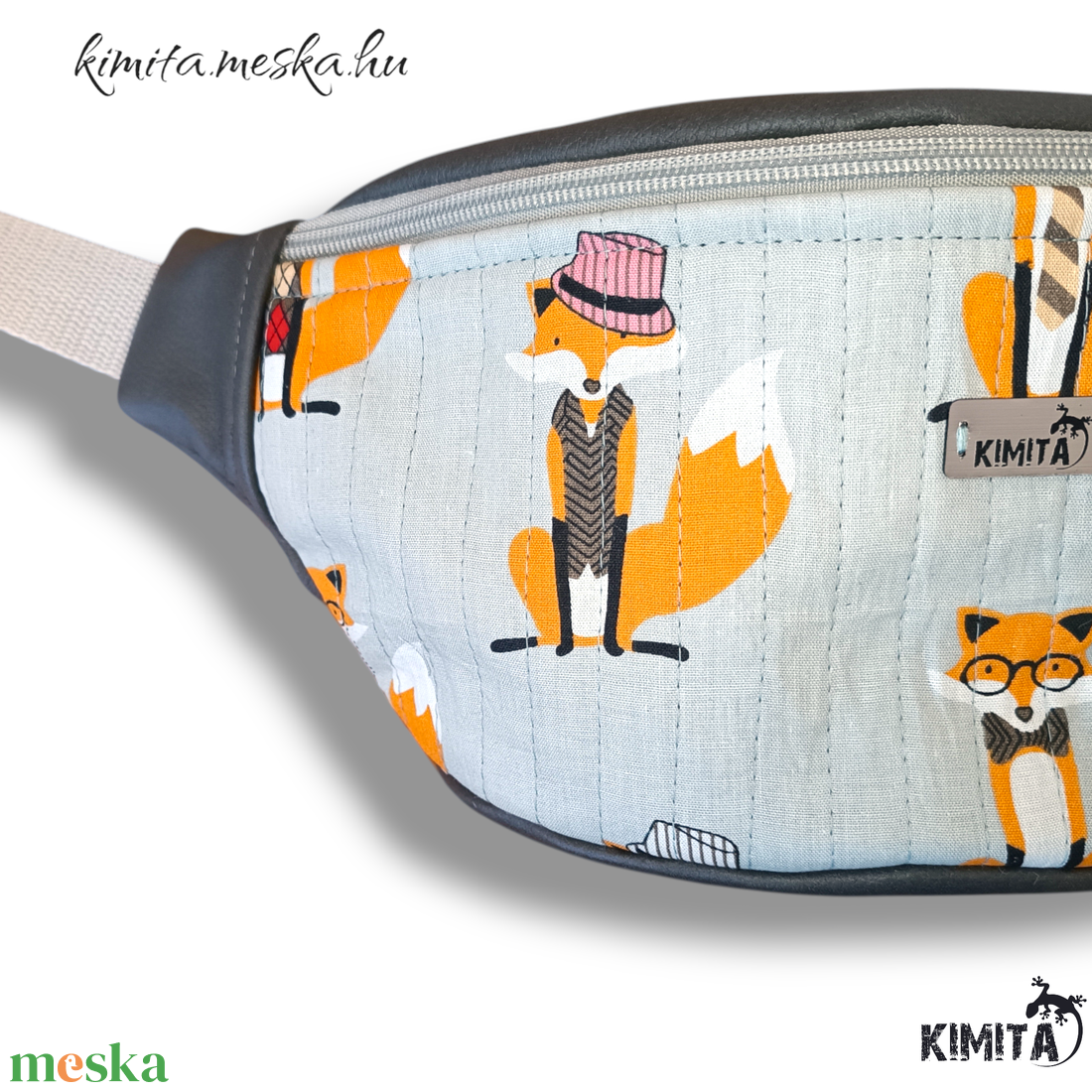 Róka mintás övtáska - táska & tok - övtáska - Meska.hu Róka mintás övtáska - táska & tok - övtáska - Meska.hu