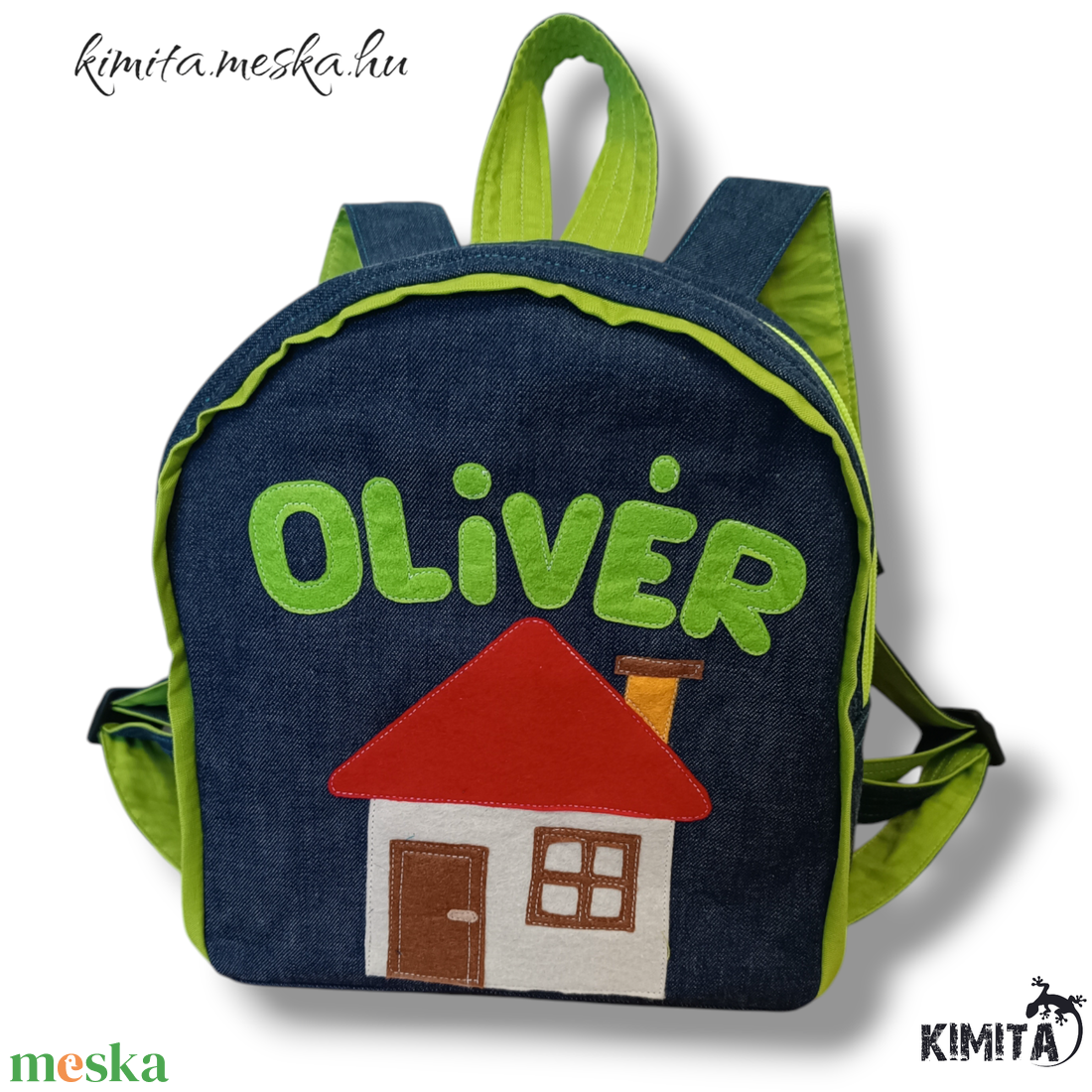 Házikós hátizsák  - játék & sport - ovis felszerelés - ovis hátizsák - Meska.hu