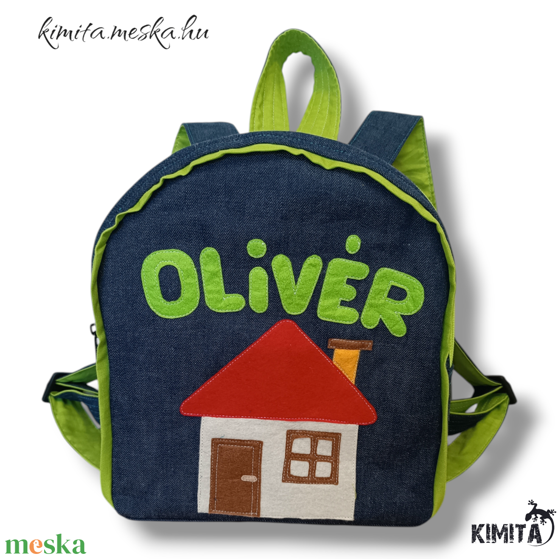 Házikós hátizsák  - játék & sport - ovis felszerelés - ovis hátizsák - Meska.hu