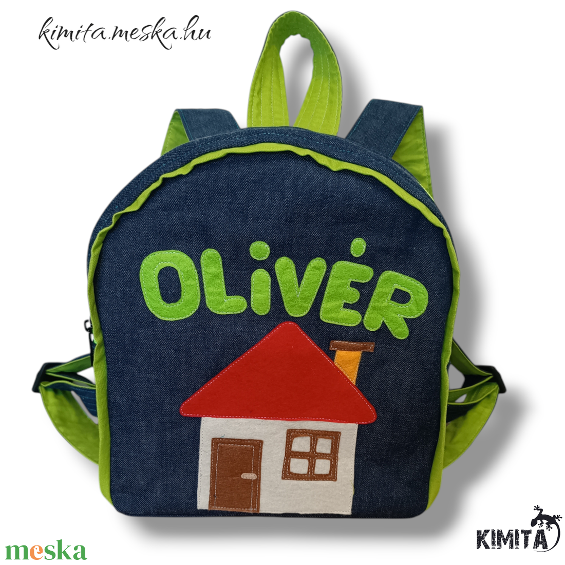 Házikós hátizsák  - játék & sport - ovis felszerelés - ovis hátizsák - Meska.hu