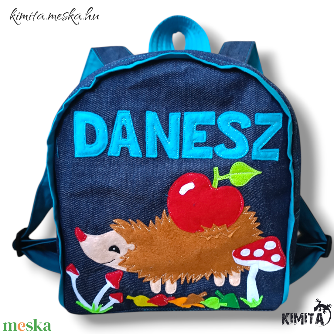Sünis/ sündisznós hátizsák - játék & sport - ovis felszerelés - ovis hátizsák - Meska.hu