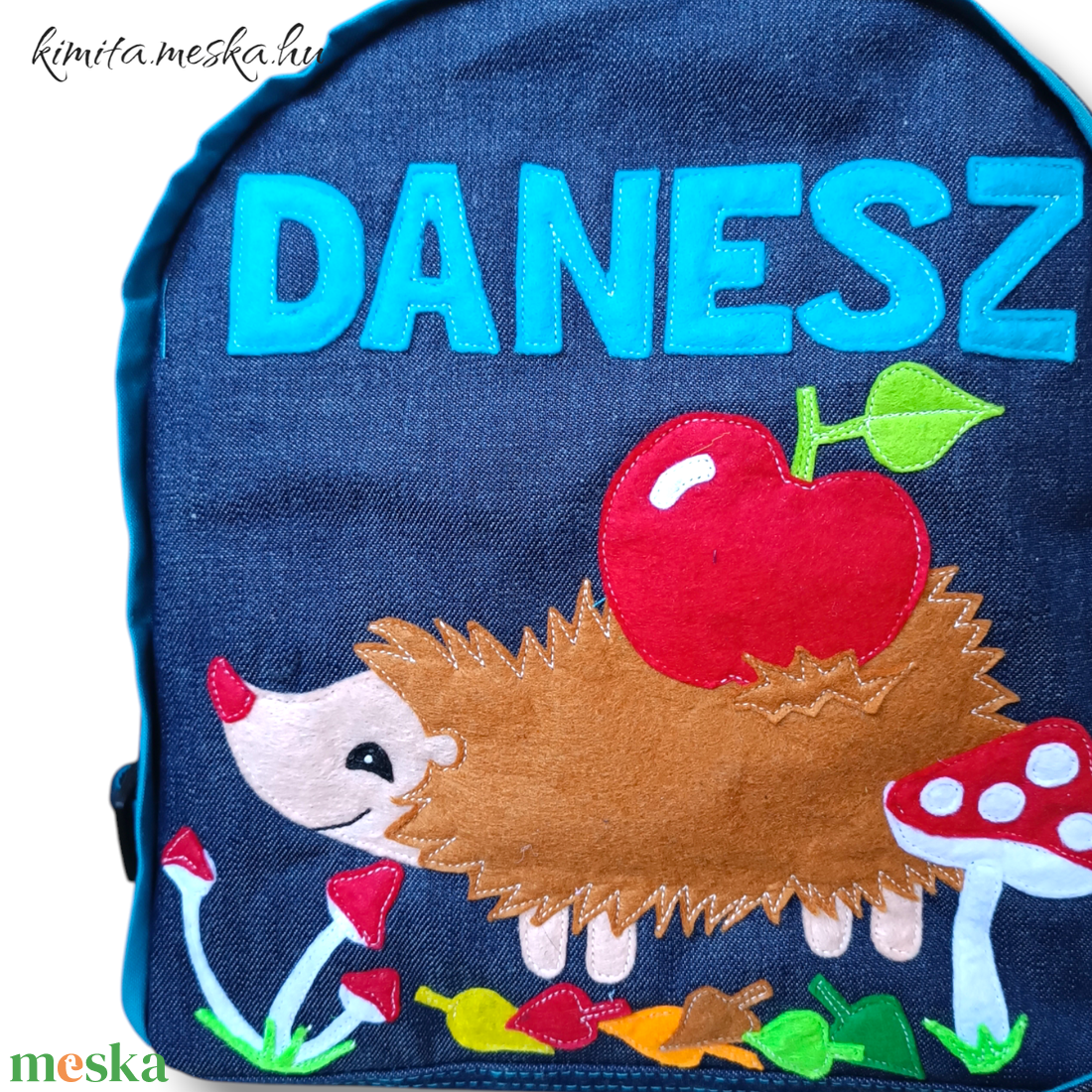 Sünis/ sündisznós hátizsák - játék & sport - ovis felszerelés - ovis hátizsák - Meska.hu