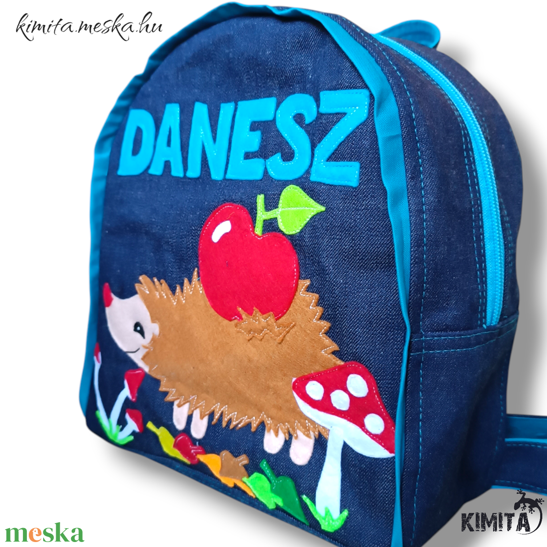 Sünis/ sündisznós hátizsák - játék & sport - ovis felszerelés - ovis hátizsák - Meska.hu