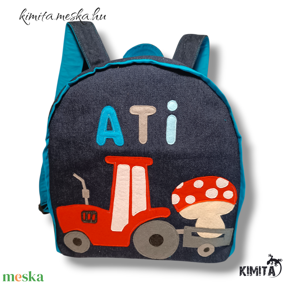 Traktoros és Elmo mintás hátizsákok - játék & sport - ovis felszerelés - ovis hátizsák - Meska.hu