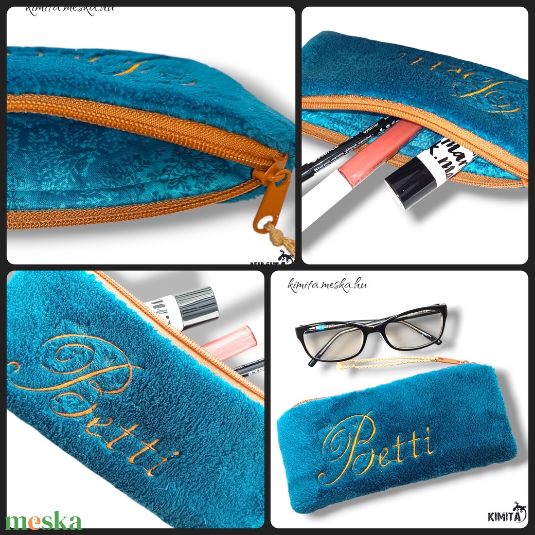 Neszeszer, szemüvegtok, smikes tároló - táska & tok - neszesszer - Meska.hu