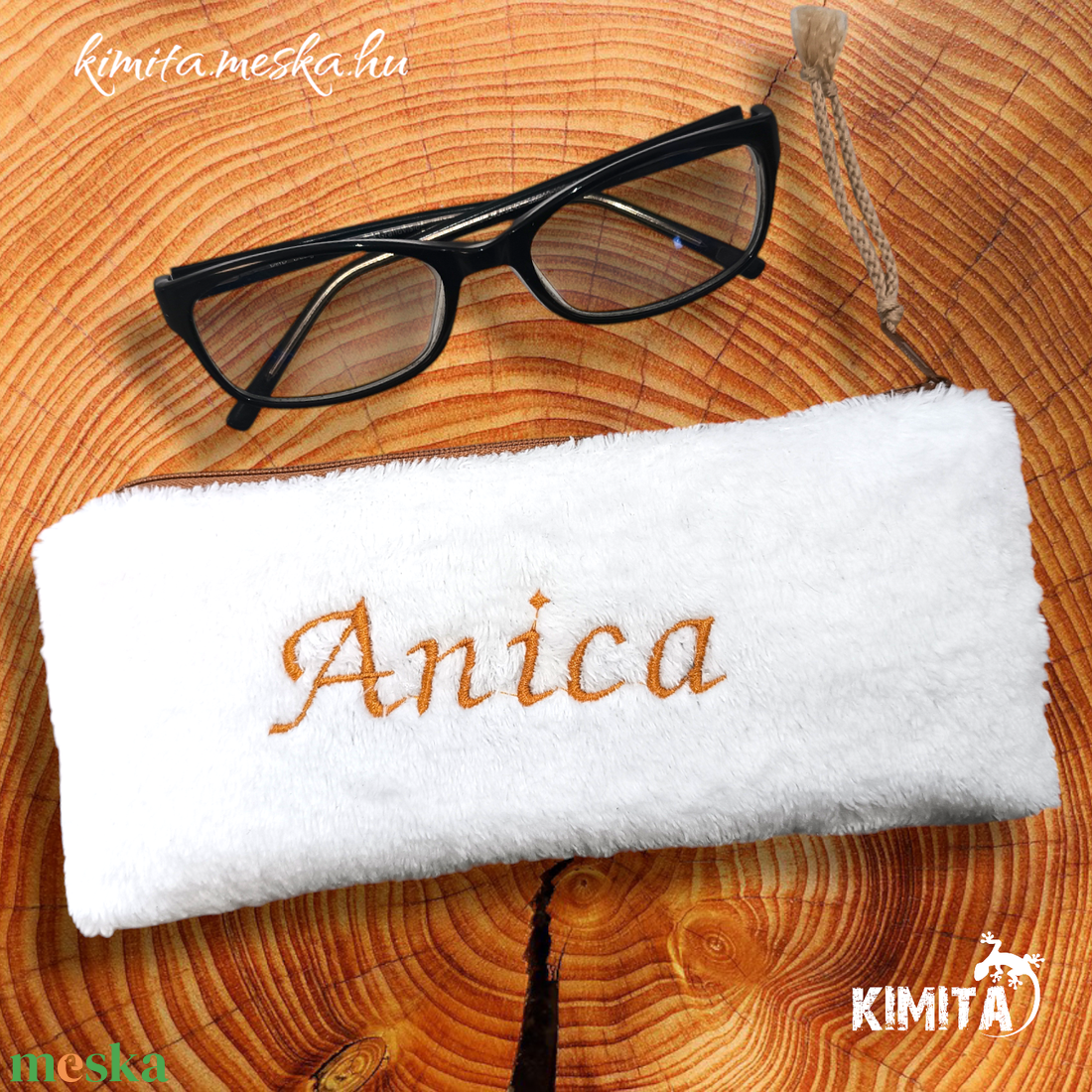 Neszeszer, szemüvegtok, smikes tároló - táska & tok - neszesszer - Meska.hu