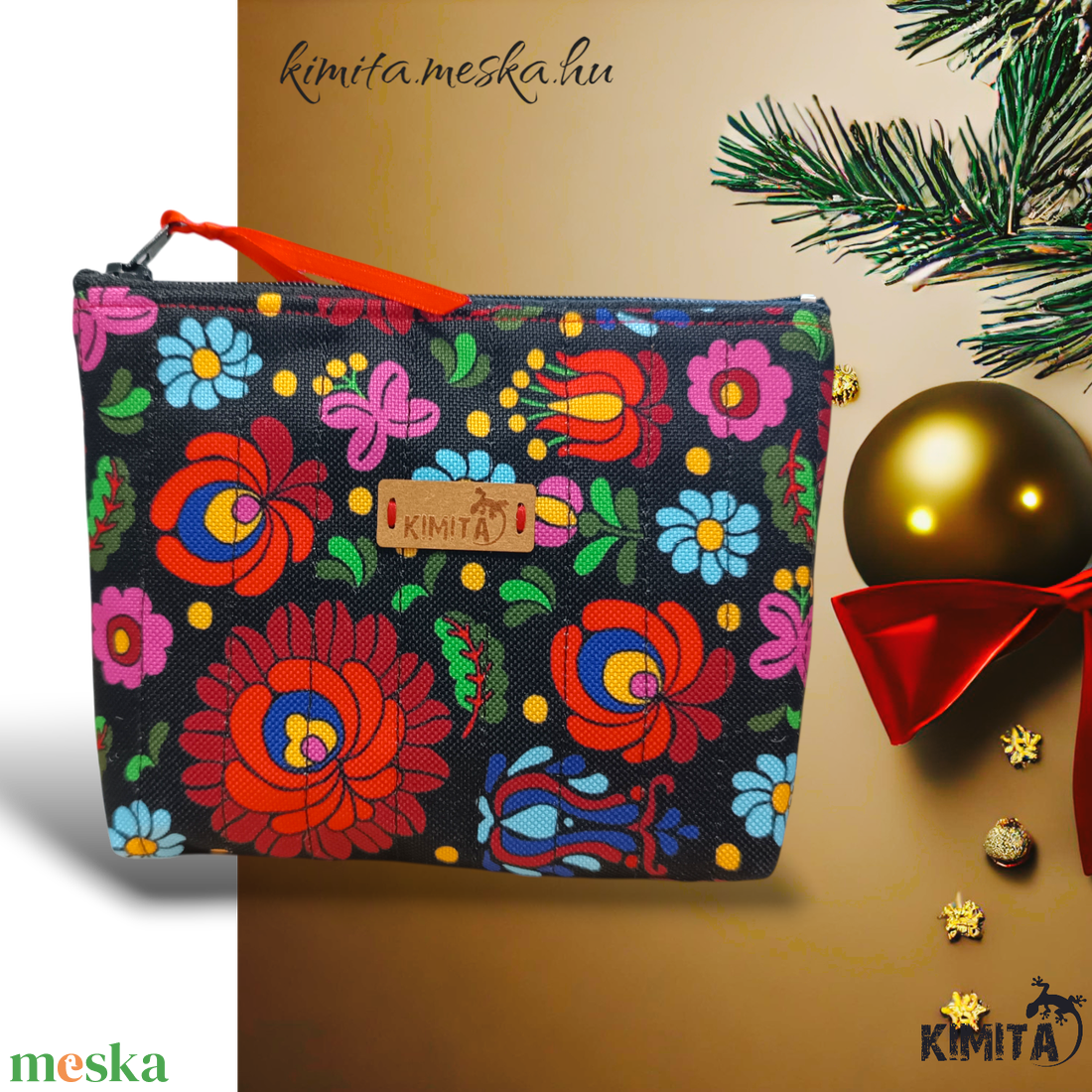 Kis méretű neszesszer - népi - táska & tok - neszesszer - Meska.hu