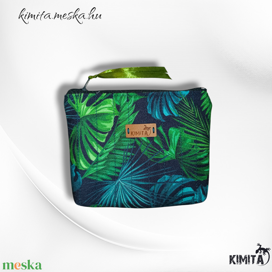 Kis méretű neszesszer - pálma - táska & tok - neszesszer - Meska.hu