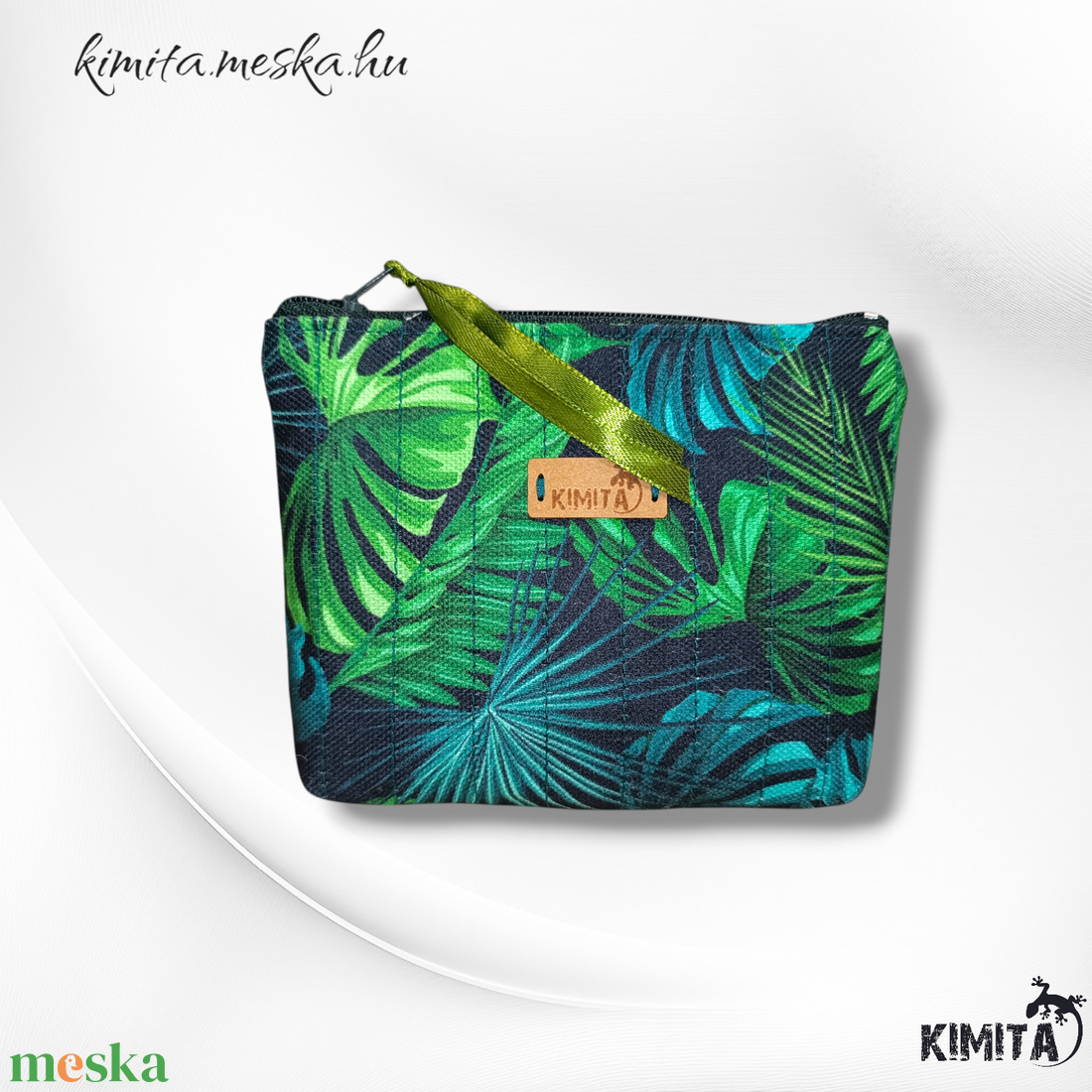 Kis méretű neszesszer - pálma - táska & tok - neszesszer - Meska.hu
