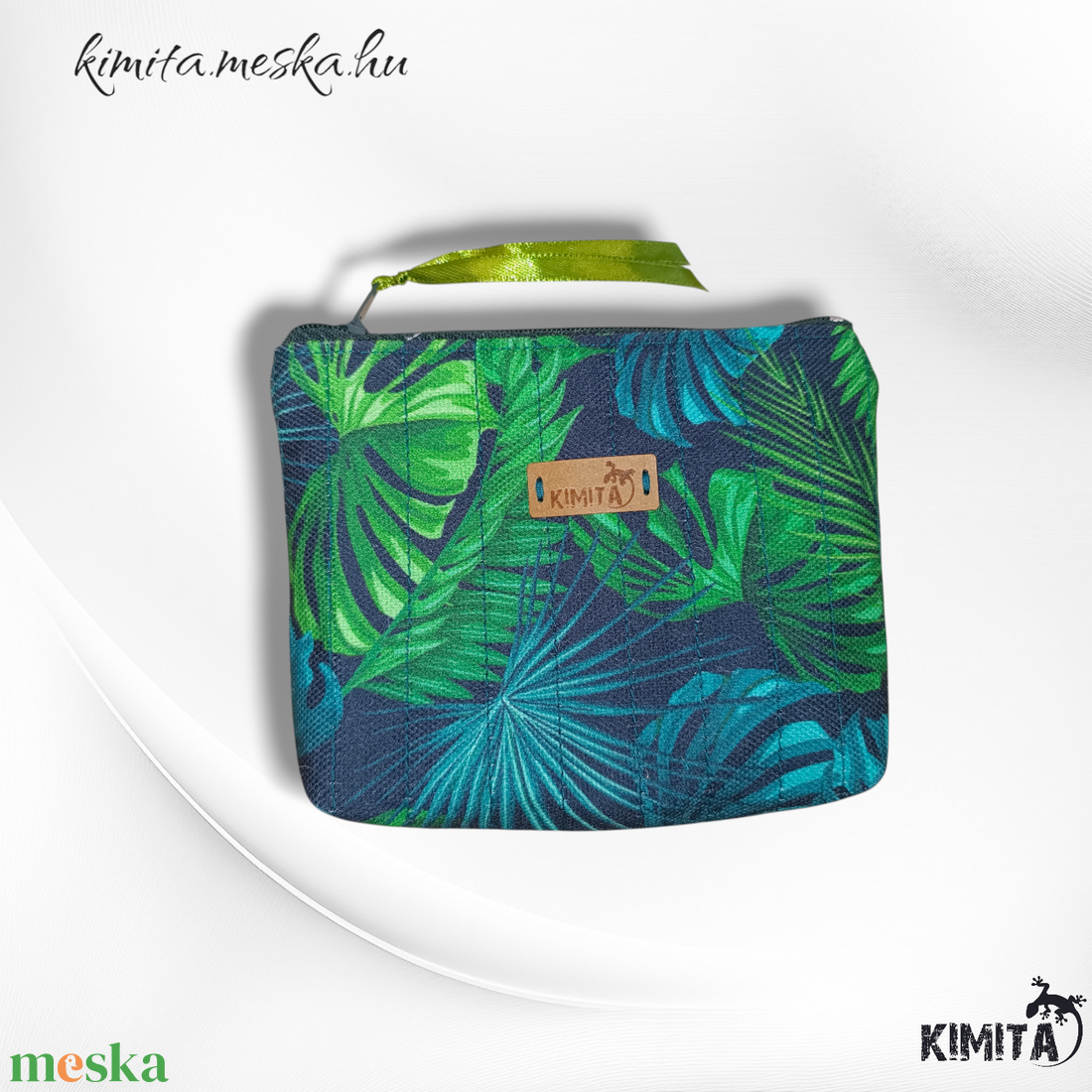 Kis méretű neszesszer - pálma - táska & tok - neszesszer - Meska.hu
