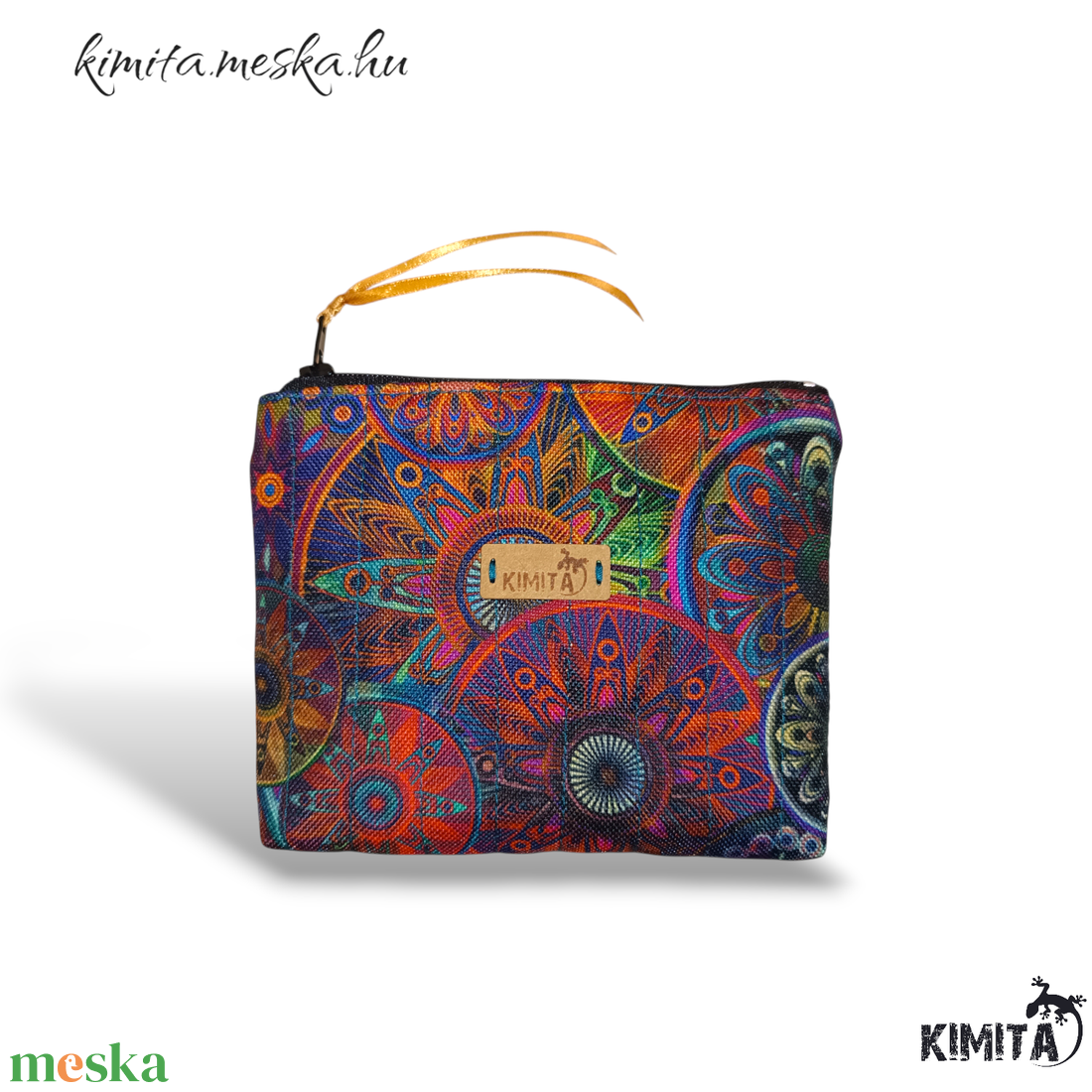Kis méretű neszesszer - mandala - táska & tok - neszesszer - Meska.hu