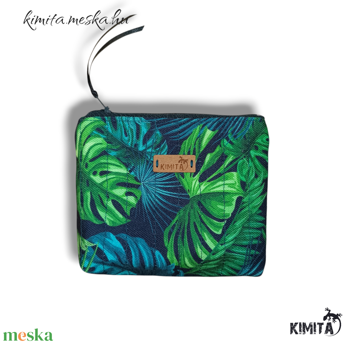 Kis méretű neszesszer - pálma - táska & tok - neszesszer - Meska.hu