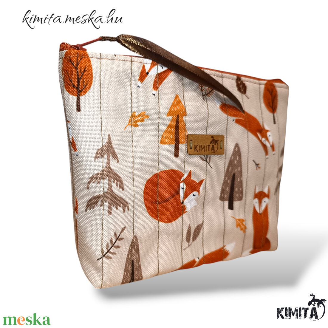 Neszesszer - róka mintás - táska & tok - neszesszer - Meska.hu