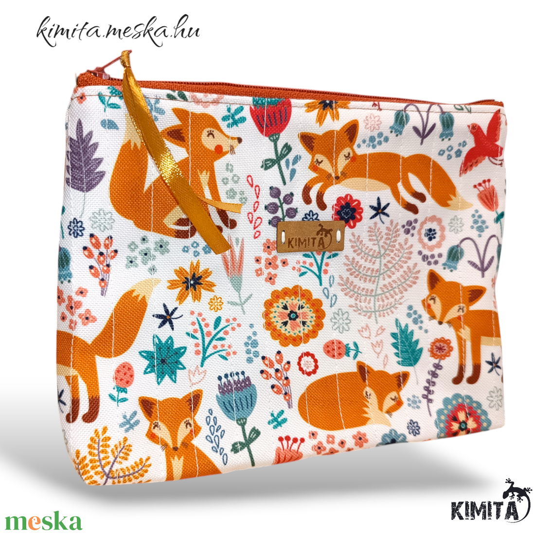 Neszesszer - róka mintás - táska & tok - neszesszer - Meska.hu