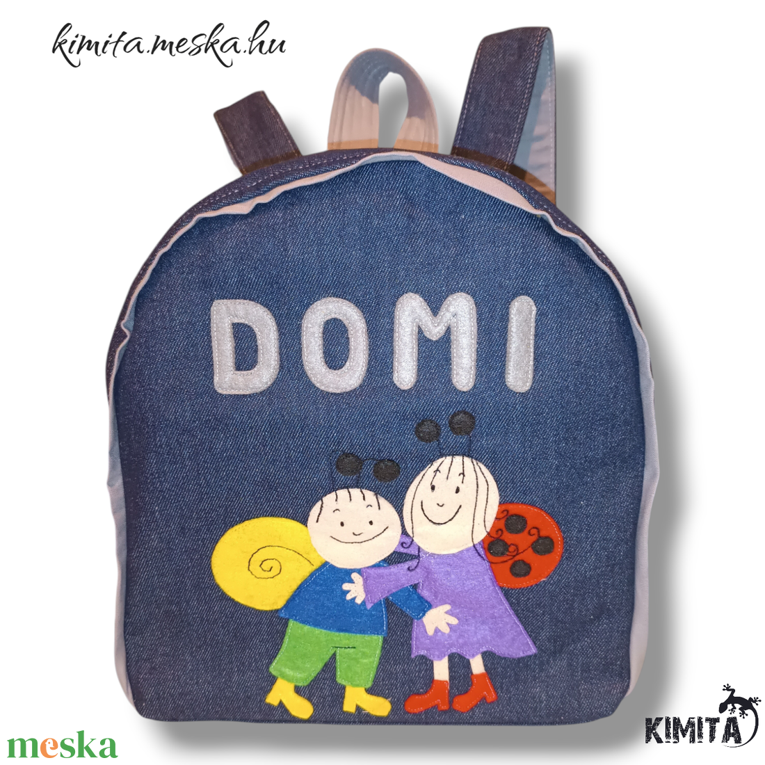 Mese mintás hátizsák - táska & tok - hátizsák - kishátizsák - Meska.hu