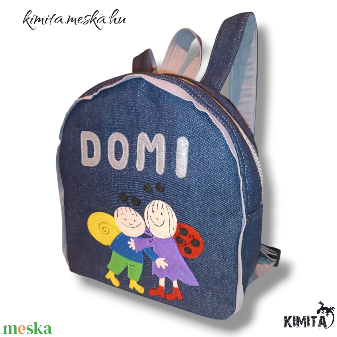 Mese mintás hátizsák - táska & tok - hátizsák - kishátizsák - Meska.hu