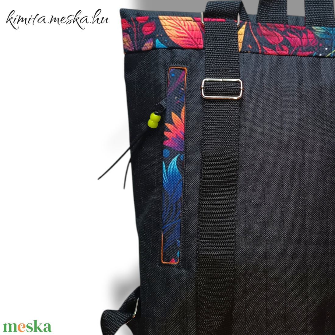 Leveles roll-top hátizsák - táska & tok - hátizsák - roll top hátizsák - Meska.hu