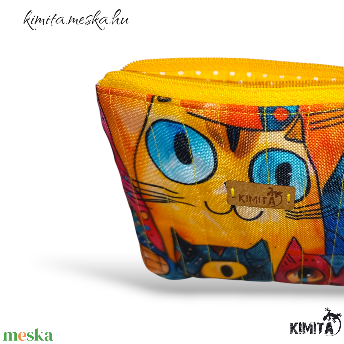 Kis méretű neszesszer - cicák - táska & tok - neszesszer - Meska.hu